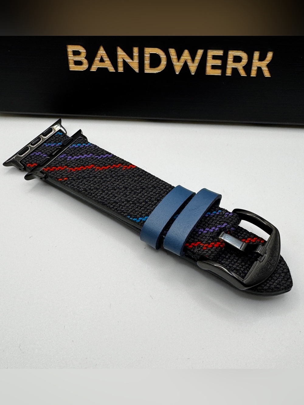 Bandwerk Black Woven Watch Strap